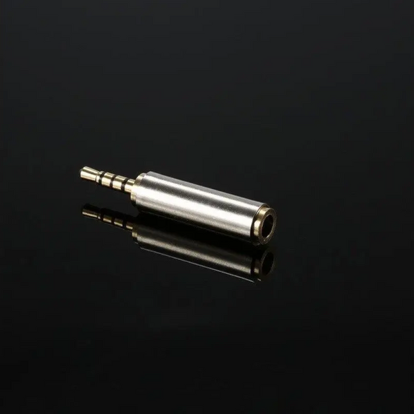 Gold Plated 2.5 Mm Male To 3.5 Female Audio Stereo Headphone Converter Adapter