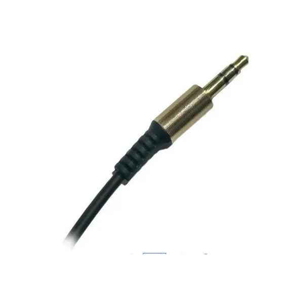 Gold Plated 3.5Mm Male To Audioaux Cable Black Cables & Adapters