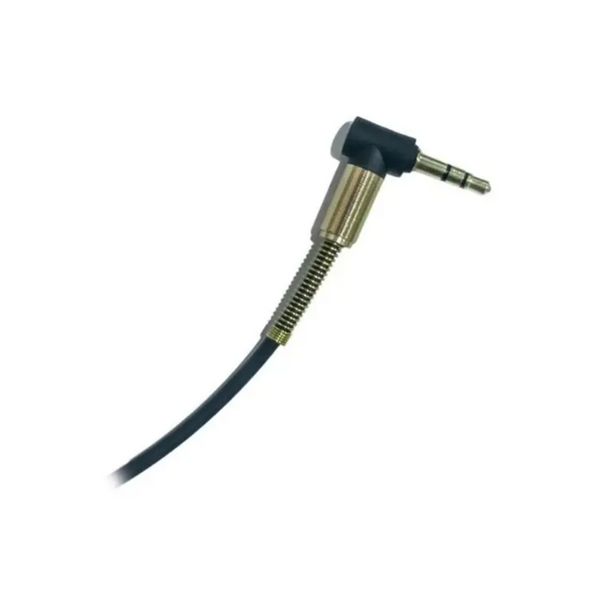 Gold Plated 3.5Mm Male To Audioaux Cable Black Cables & Adapters