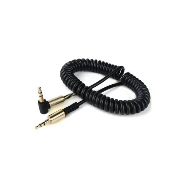 Gold Plated 3.5Mm Male To Audioaux Cable Black Cables & Adapters
