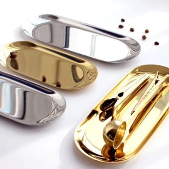 Golden Tray Bathroom Storage Organisation Bathroom Storage & Organisers