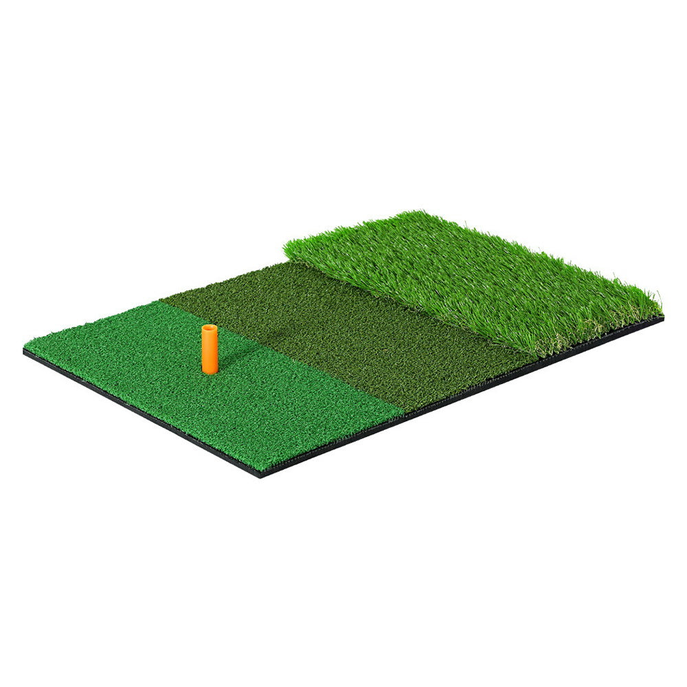 Everfit Golf Hitting Mat Portable Drivingrange Practicetraining Aid 3 In 1 Nets Cages & Mats