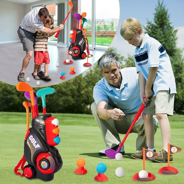 Golf Set Indoor And Outdoor Toys Club Sports For Boys Girls Activity Toys