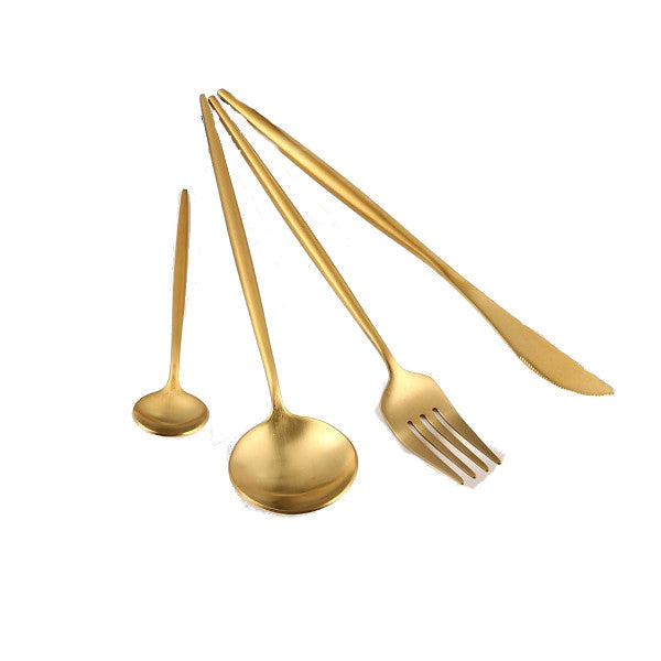 Gorgeous Golden Cutlery Flatware Set Cutlery Sets