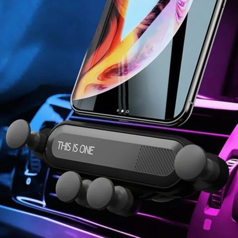 Gravity Car Phone Mount Air Vent Universal Holder Black Mounts & Holders