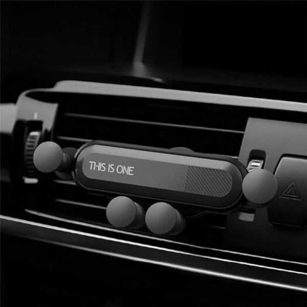 Gravity Car Phone Mount Air Vent Universal Holder Black Mounts & Holders