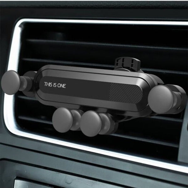 Gravity Car Phone Mount Air Vent Universal Holder Black Mounts & Holders