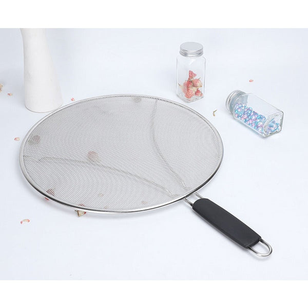 Grease Splatter Screen For Frying Pan 11.5 Inch Stops 99 Of Hot Oil Splash Protects Skin From Burns Guard Cooking Cooking Utensils
