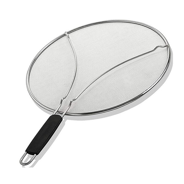 Grease Splatter Screen For Frying Pan 13 Inch Stops 99 Of Hot Oil Splash Protects Skin From Burns Guard Cooking Cooking Utensils