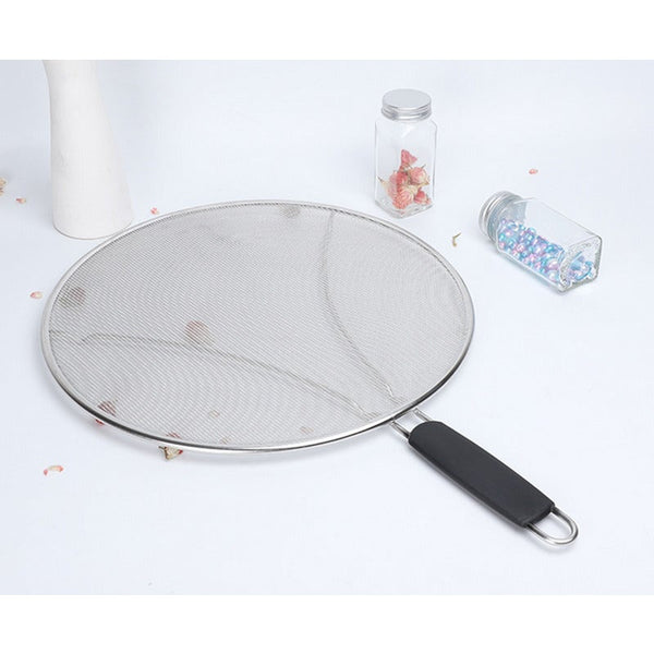 Grease Splatter Screen For Frying Pan 13 Inch Stops 99 Of Hot Oil Splash Protects Skin From Burns Guard Cooking
