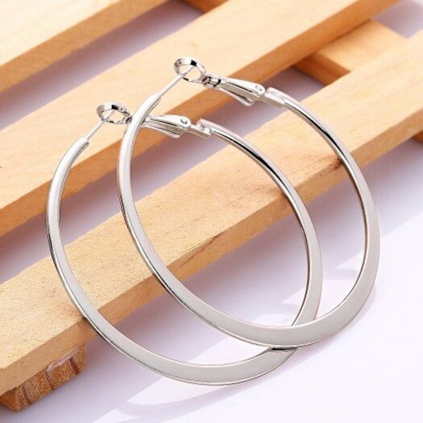 Veile Studios Green Platinum Round E949 C Silver Earrings