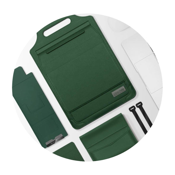 Versatile Laptop Bag With Mouse Pad Stand Green Mouse Pads & Wrist Rests