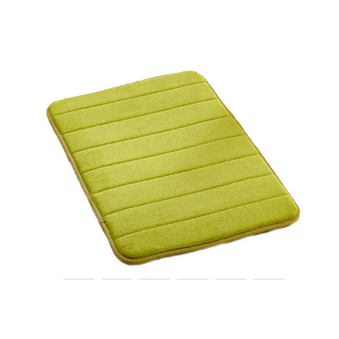 Kitchen Bathroom Non Slip Mat Absorbent Rug Coral Velvet Memory Green Bath Mats Rugs & Toilet Covers