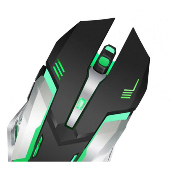 Wireless Gaming Mouse 2400Dpi Rechargeable 7 Color Backlit 2.4G 10 Meters Transmission Distance Mice Trackballs & Touchpads