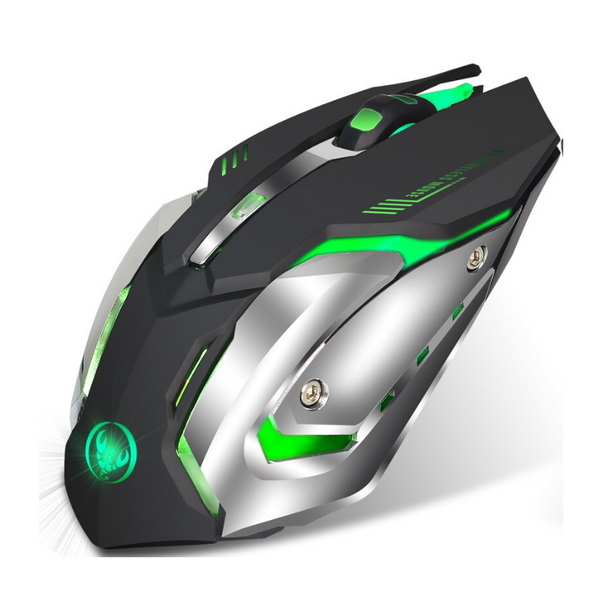 Wireless Gaming Mouse 2400Dpi Rechargeable 7 Color Backlit 2.4G 10 Meters Transmission Distance Mice Trackballs & Touchpads