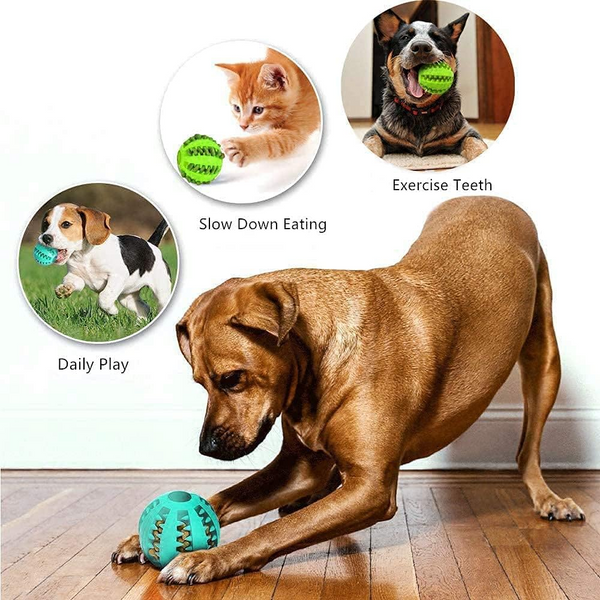 Green Treat Ball Dog Toys