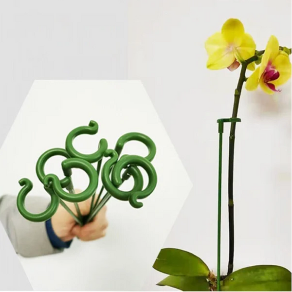 Green Fiberglass Reusable Plant Support Stake Lawn Stakes