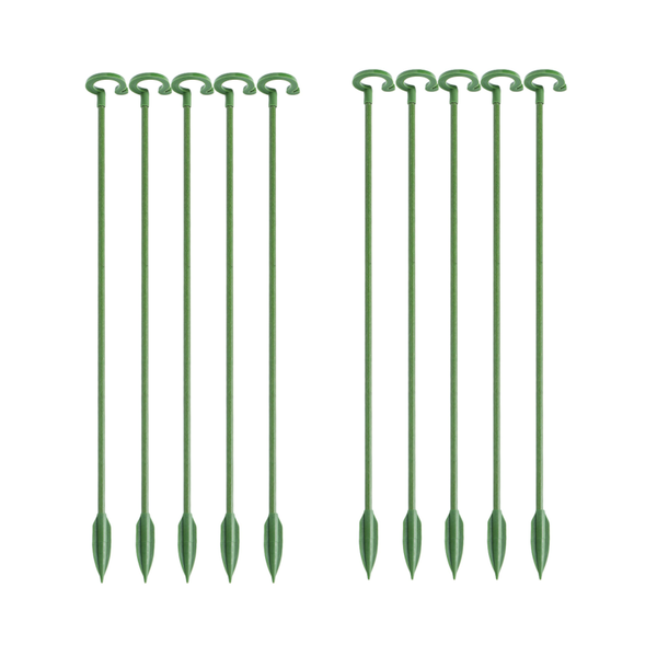 Green Fiberglass Reusable Plant Support Stake Lawn Stakes