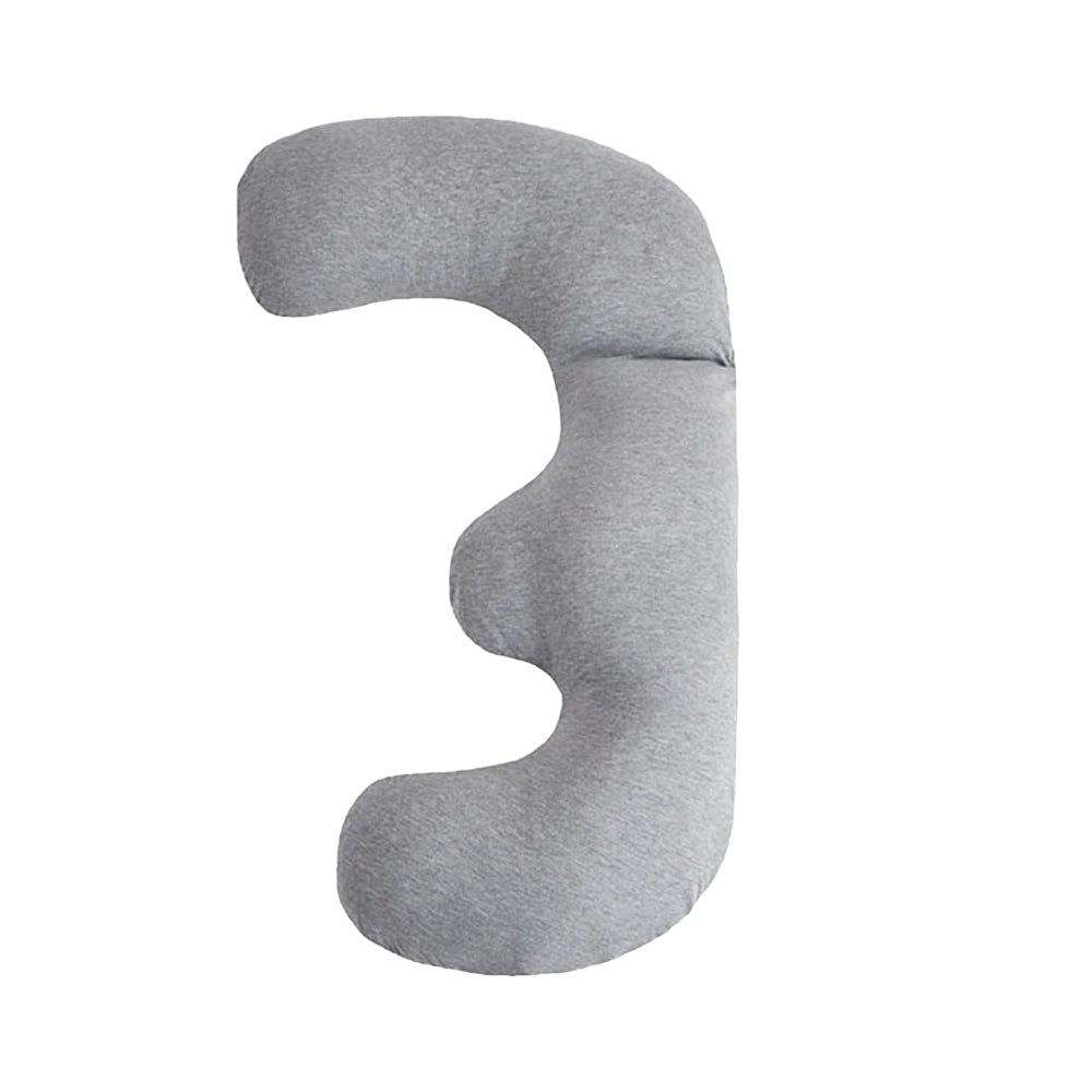 Grey J Shaped Body Maternity For Support Pregnant Women Pillows