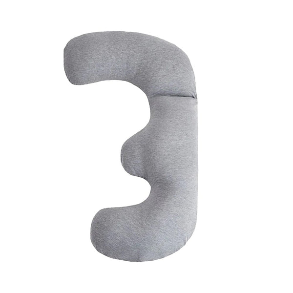 Grey J Shaped Body Maternity For Support Pregnant Women Pillows