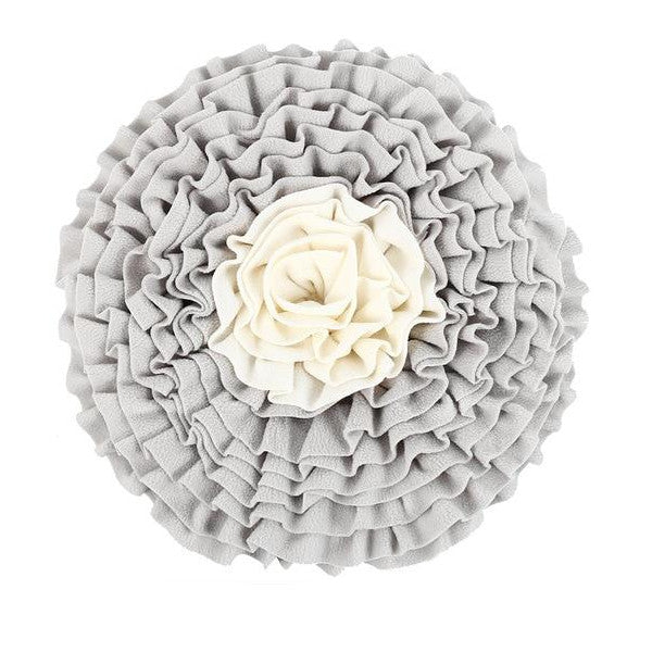 Grey Round Dog Snuffle Mat Pet Stress Reliever Boredom Buster Sniffing Dog Snuffle Mats