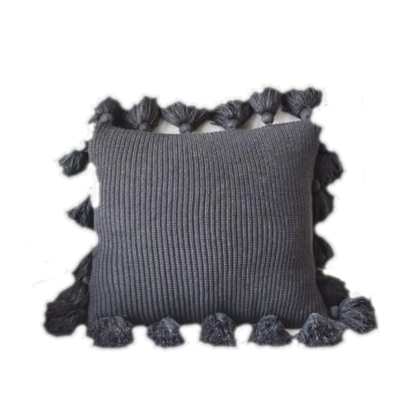 Tassel Knit Pillow Cushion Covers