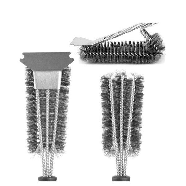 Bbq Scrapers Brushes Grill Durable Cleaner Stainless Steel Wire Barbecue Tools