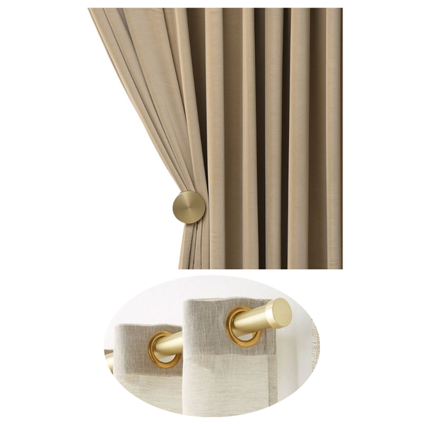 500 Centimetre Light Pawn High Quality Modern Velvet Blackout Curtains For Living Room Bedroom Dining Luxury Drape Curtains & Drapes