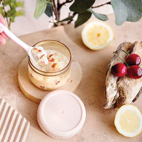 Grosmimi Little One Food Storage Jar Set 150Ml Cherrish Edition Microwave Safe Food Storage Containers