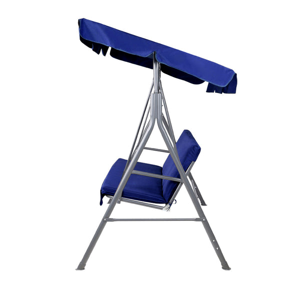 Gardeon Canopy Swing Chair Navy Swing Seats