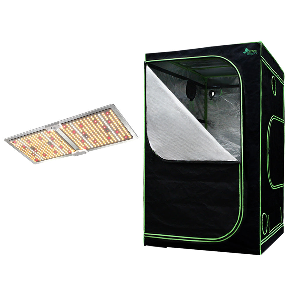 Greenfingers Grow Tent 2200W Led Light Hydroponics Kits System Grow Tents Dry Racks & Shelves