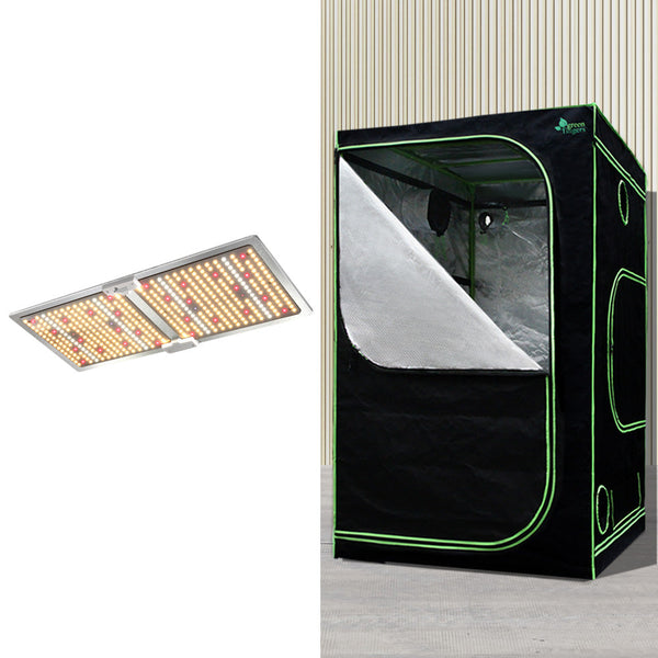 Greenfingers Grow Tent 2200W Led Light Hydroponics Kits System Grow Tents Dry Racks & Shelves