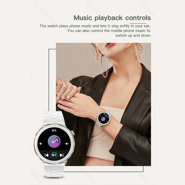 Gt3 Pro Smart Watch Women Bluetooth Call Music Fitness Tracker