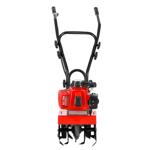 Giantz 88Cc Tiller Garden Cultivator Rototiller 4 Blades Soil Plower Rotary Hoe Hoes & Cultivators