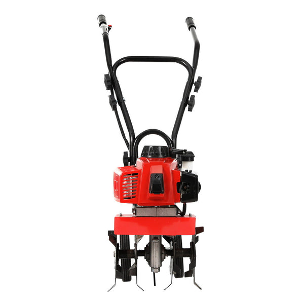 Giantz 88Cc Tiller Garden Cultivator Rototiller 6 Blades Soil Plower Rotary Hoe Hoes & Cultivators