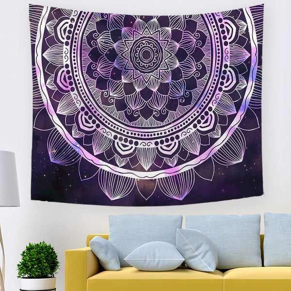 Sitting Lotus On Wall Tapestry Wgt 211334 Tapestries