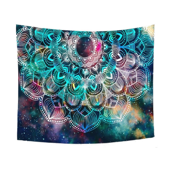 200X150cm Sitting Lotus On Wall Tapestry Wgt 211332 Tapestries