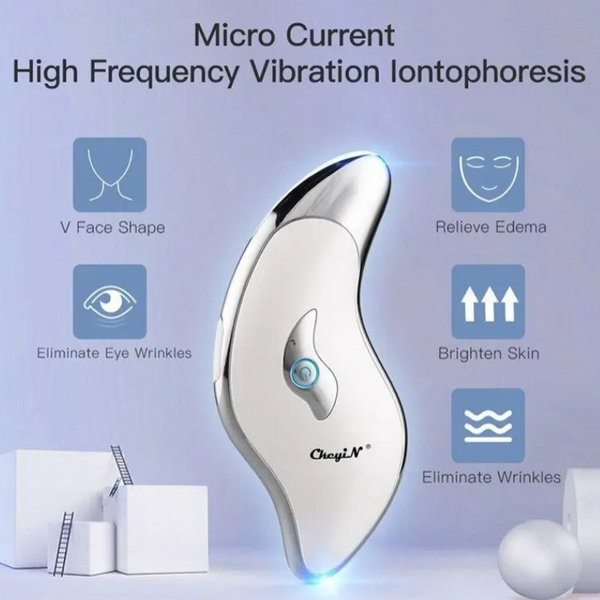 Guasha Face Lifting Tool Skin Care Massage Electric Facial Body Slimming Tools Wrinkle Removal Device Warmer Scraping Massagers