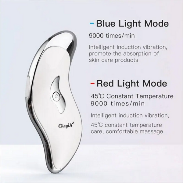 Guasha Face Lifting Tool Skin Care Massage Electric Facial Body Slimming Tools Wrinkle Removal Device Warmer Scraping Massagers