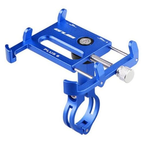 Plus 6 Cell Phone Holder For Motorcycle Bicycle Bike Blue Mounts & Holders