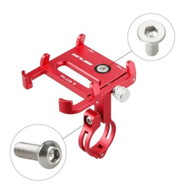 Plus 9 Universal Cell Phone Holder For Motorcycle Bicycle Bike Black Mounts & Holders