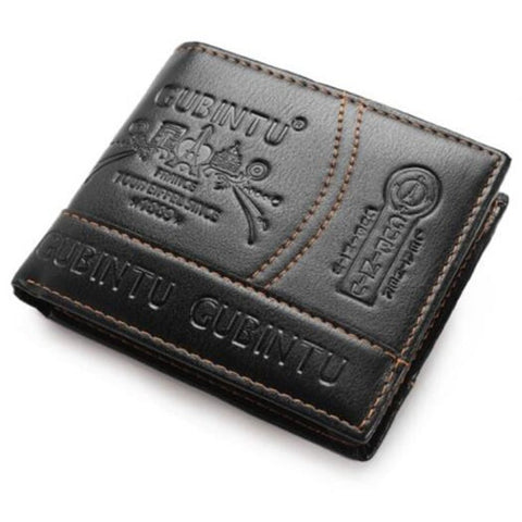 Fashion Ultra Thin Short Wallet Black Wallets