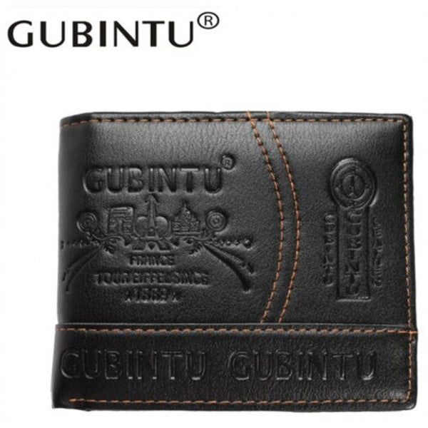 Fashion Ultra Thin Short Wallet Black Wallets