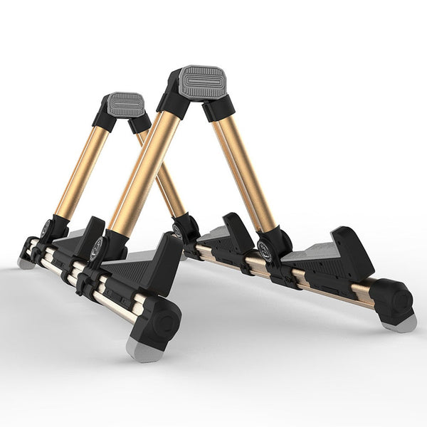 Guitar Stand Two Connected For One Universal Folding A Frame Use Acoustic Electric Guitars Floor Holder Guitar Accessories