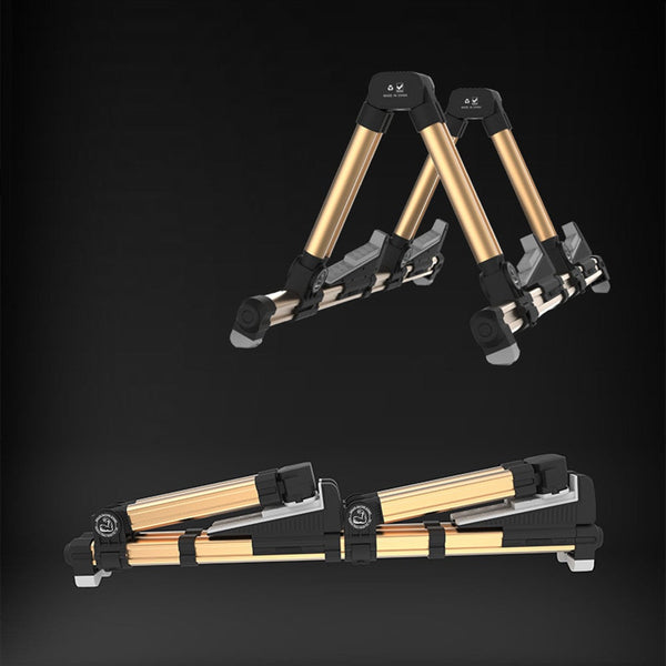 Guitar Stand Two Connected For One Universal Folding A Frame Use Acoustic Electric Guitars Floor Holder Guitar Accessories
