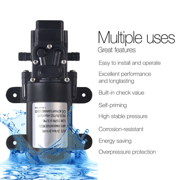 Devanti 12V Portable Water Pressure Shower Pump