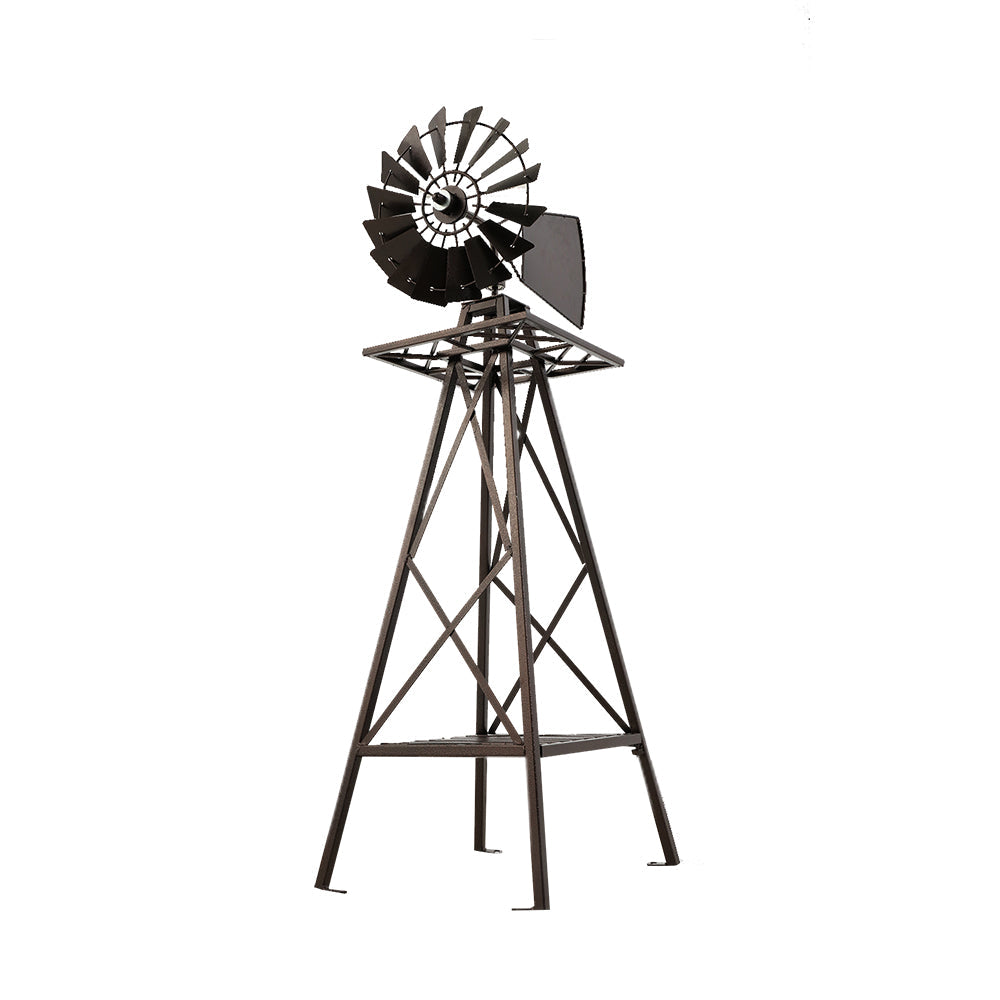 Gardeon Garden Windmill 120Cm Metal Ornaments Outdoor Decor Ornamental Mill Windmills & Wind Spinners
