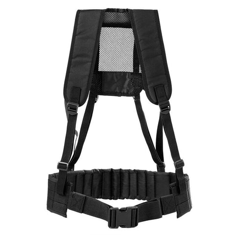 H Harness Multicam Gear Suspenders Vest Black