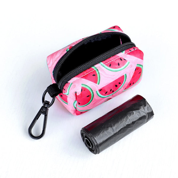 Colourful Printed Dog Poop Bag Holder Waste Bags Dispenser Pooper Scooper & Bags