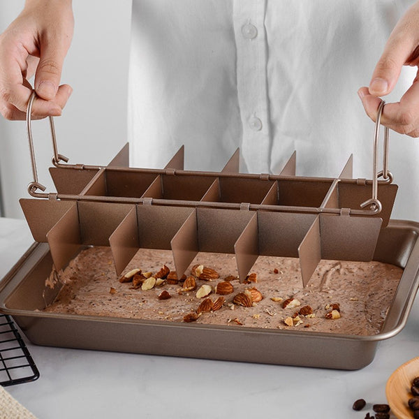 Brownie Baking Pan Cake Mould Square Bread Muffin Pans & Baking Moulds